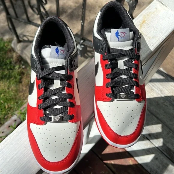 Brand New Men’s Nike shoes (75th Anniversary, Chicago Dunk Lows) - Size 8